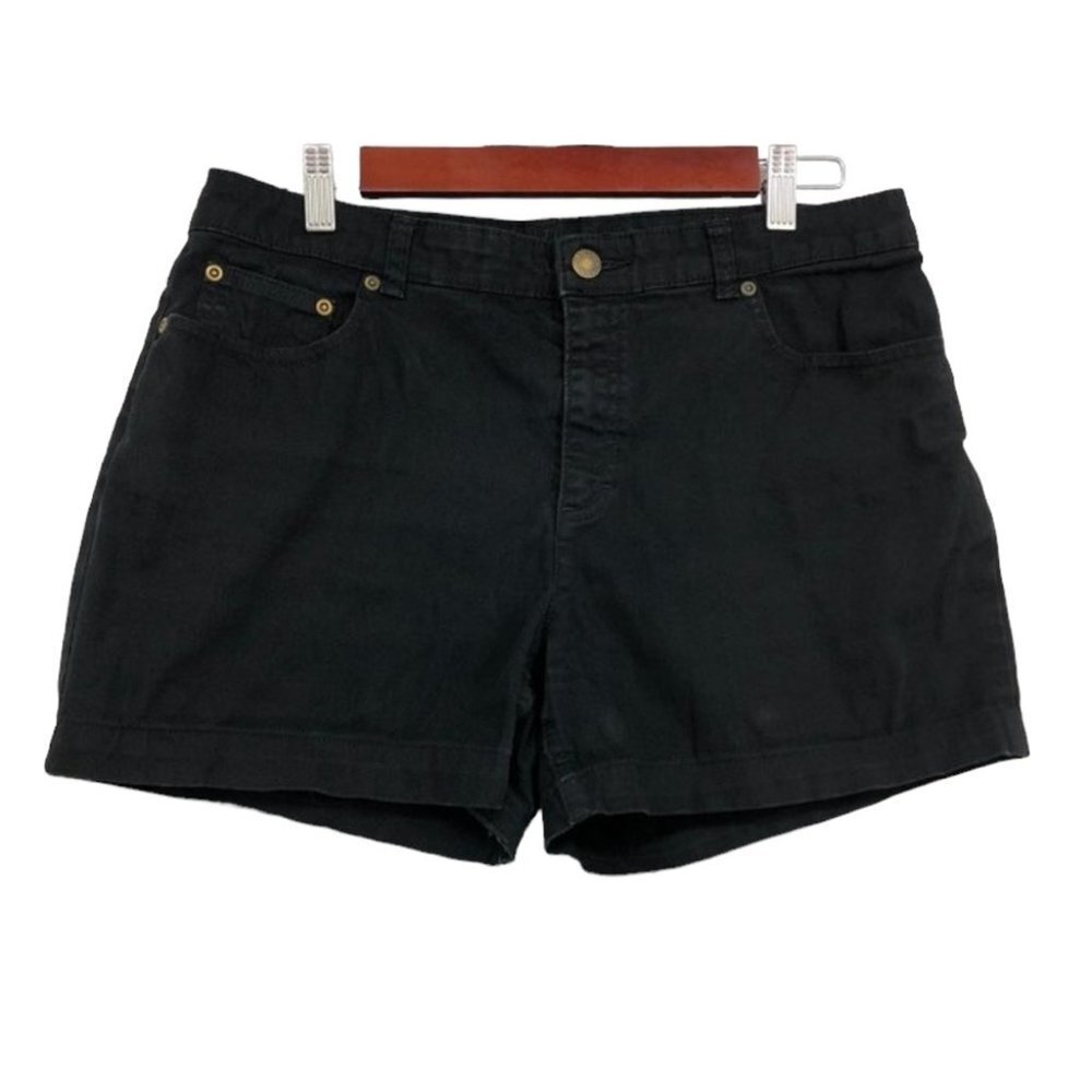 Charter Club black stretchy  shorts 5 pocket size 8